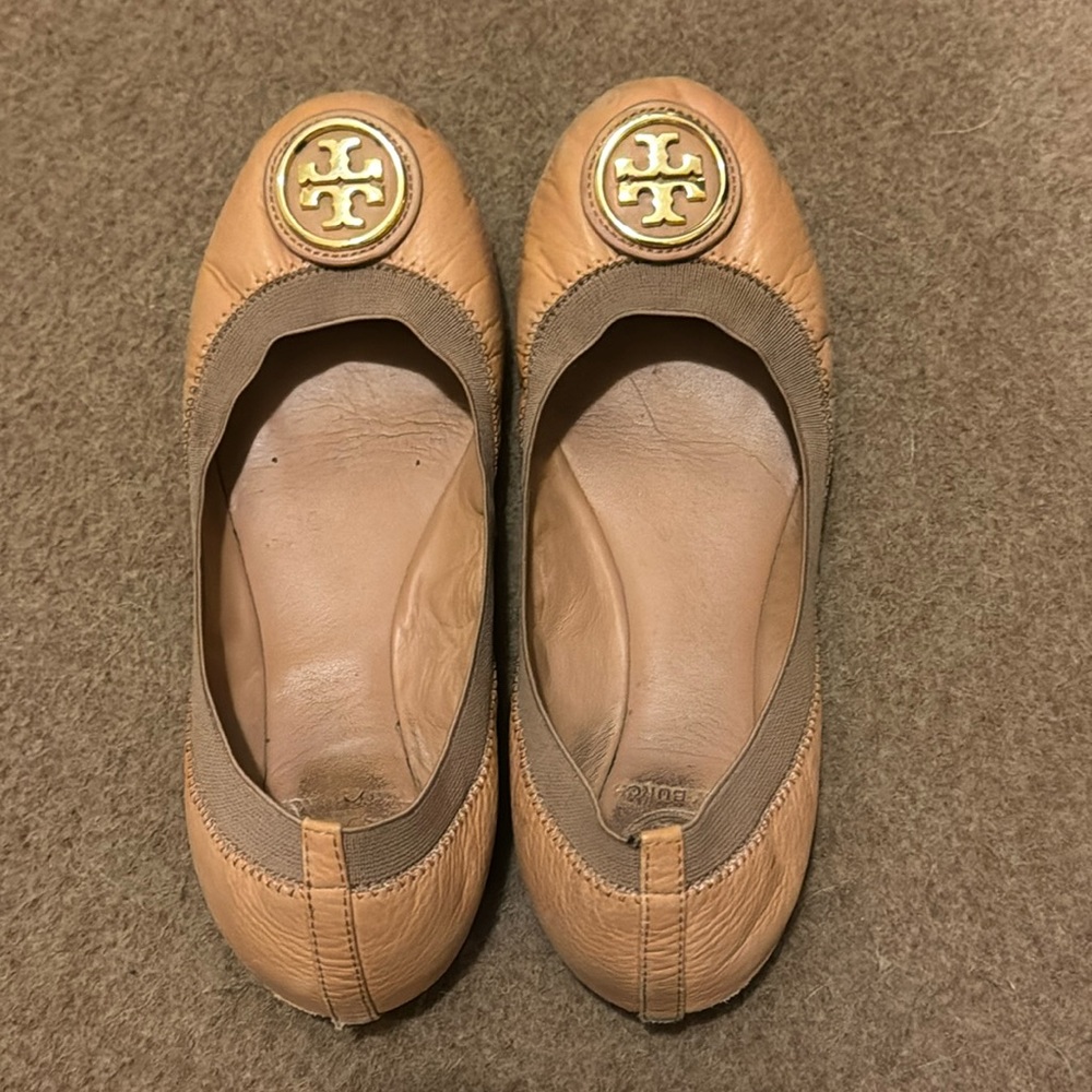 Tory Burch leather ballet flats size 6.5